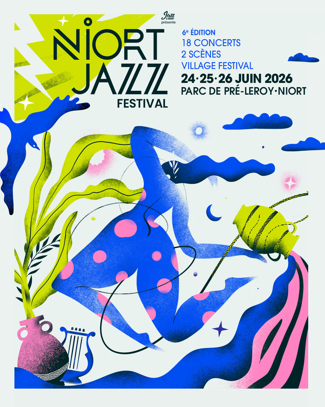 Affiche 2026 Niort Jazz Festival